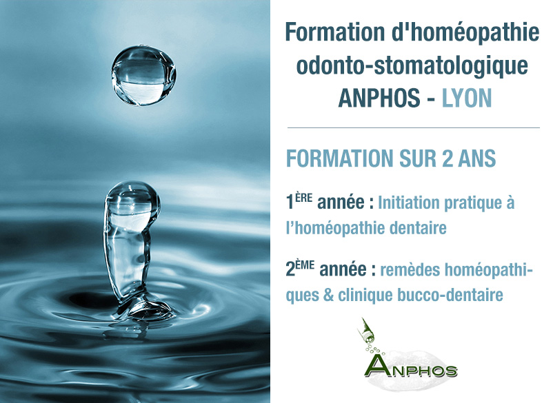 formation homéopathie dentaire anphos
