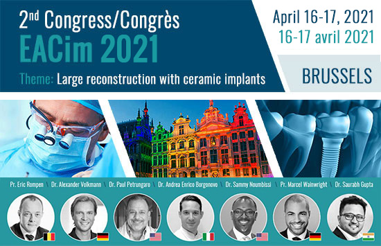 2ème Congrès EACim - le 16 Avril 2021 - Hotel Le Plaza à Bruxelles